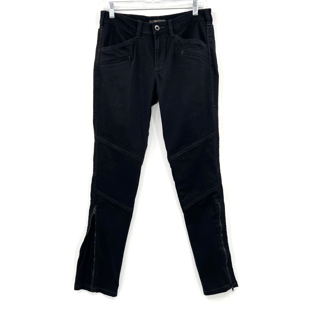 5.11 TACTICAL Women's 8L Long Black Wyldcat Skinny Utility Zip-Ankle Moto Pants